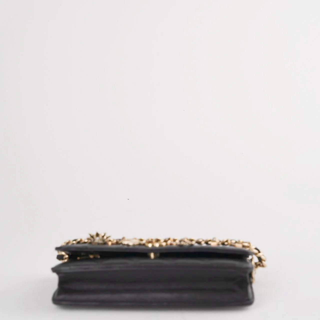 Chanel Black Wallet on Chain (WOC) Coco Charm Lambskin 2021