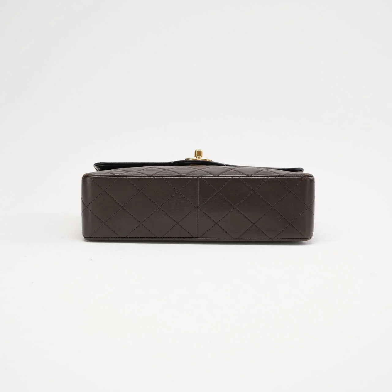 Chanel Vintage Brown Two-Tone Classic Flap Bag 1991