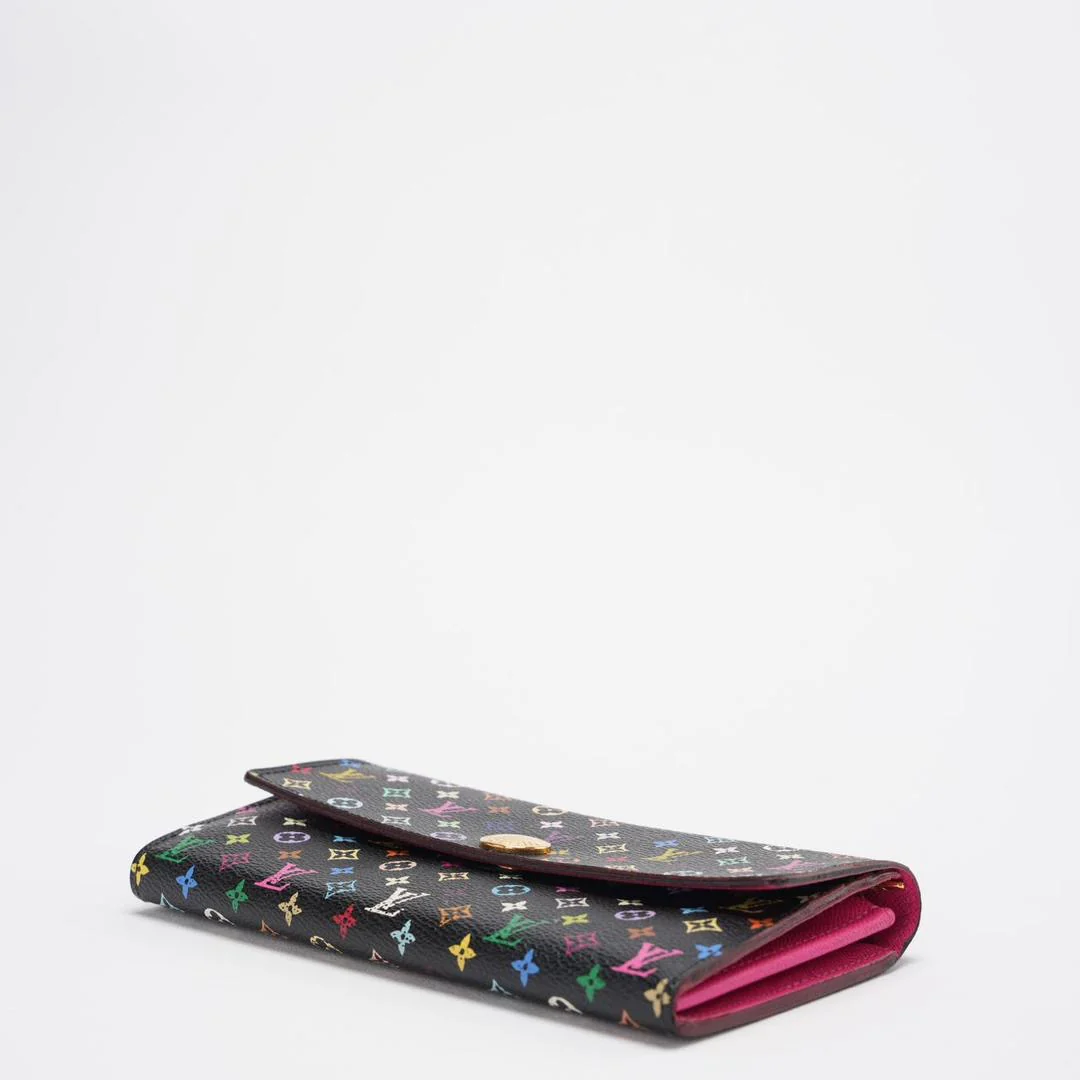 Louis Vuitton Monogram Multicolor Sarah Long Wallet Gold Hardware Limited Edition