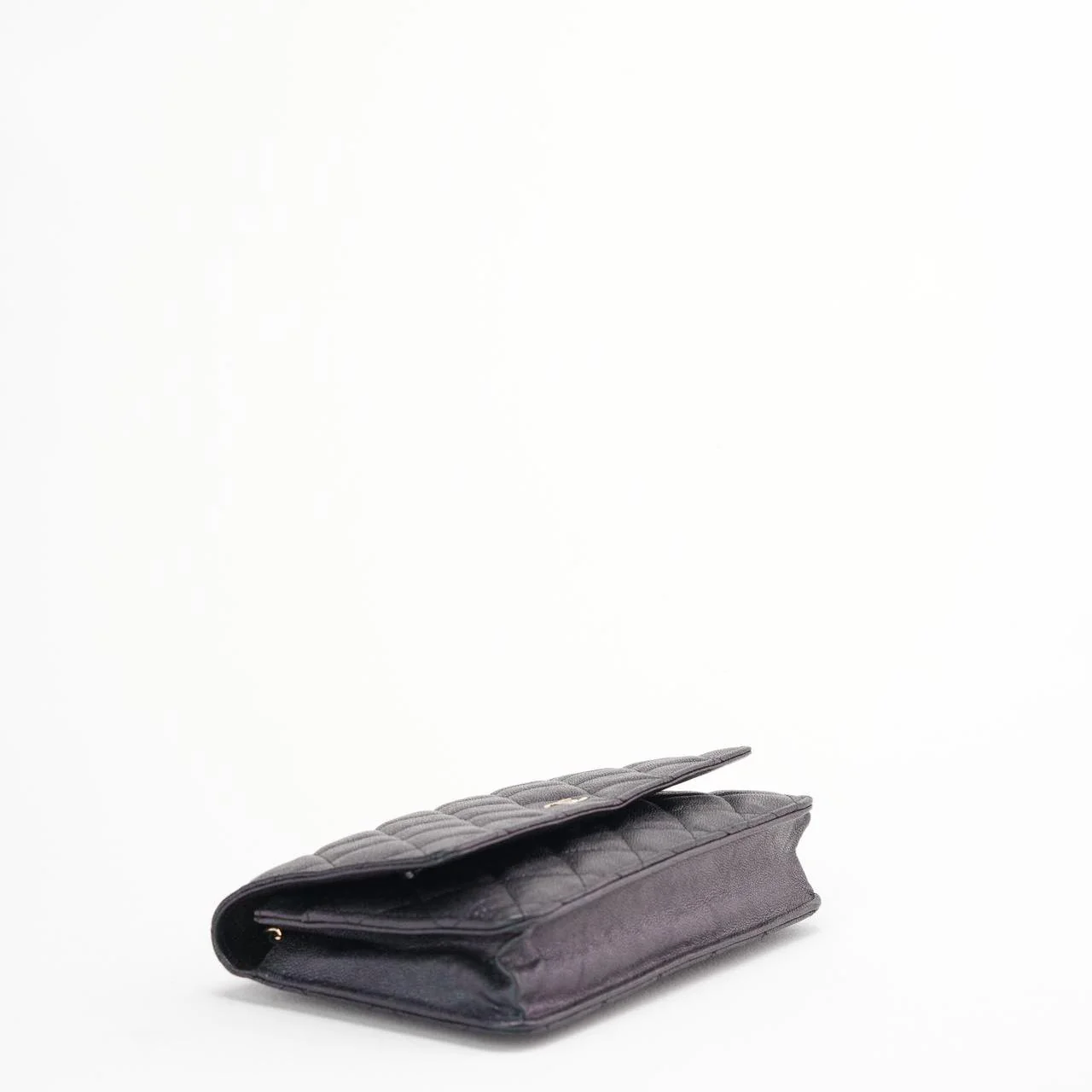 Chanel Black Caviar Wallet on Chain (WOC) Gold Hardware