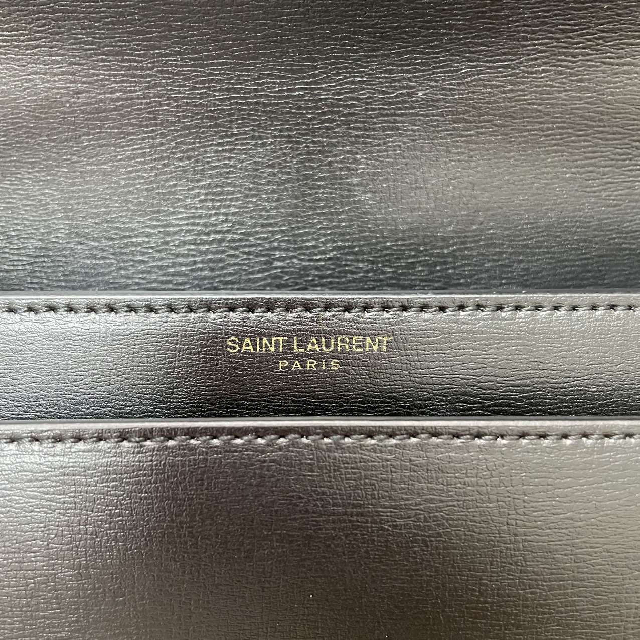 Saint Laurent Medium Monogram Sunset Calfskin Black 2018