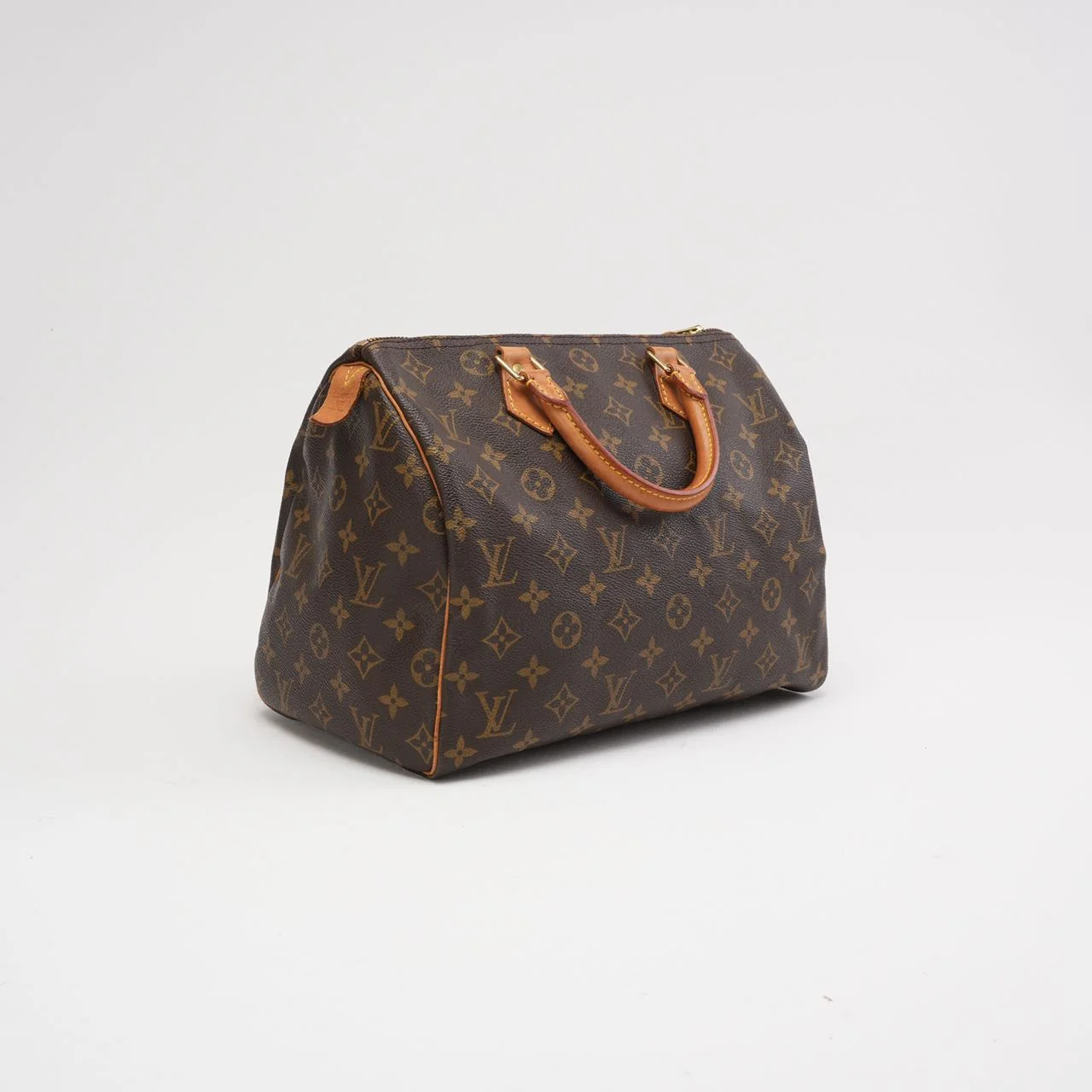 Louis Vuitton Speedy 30 Monogram Canvas Brown Bag 1999