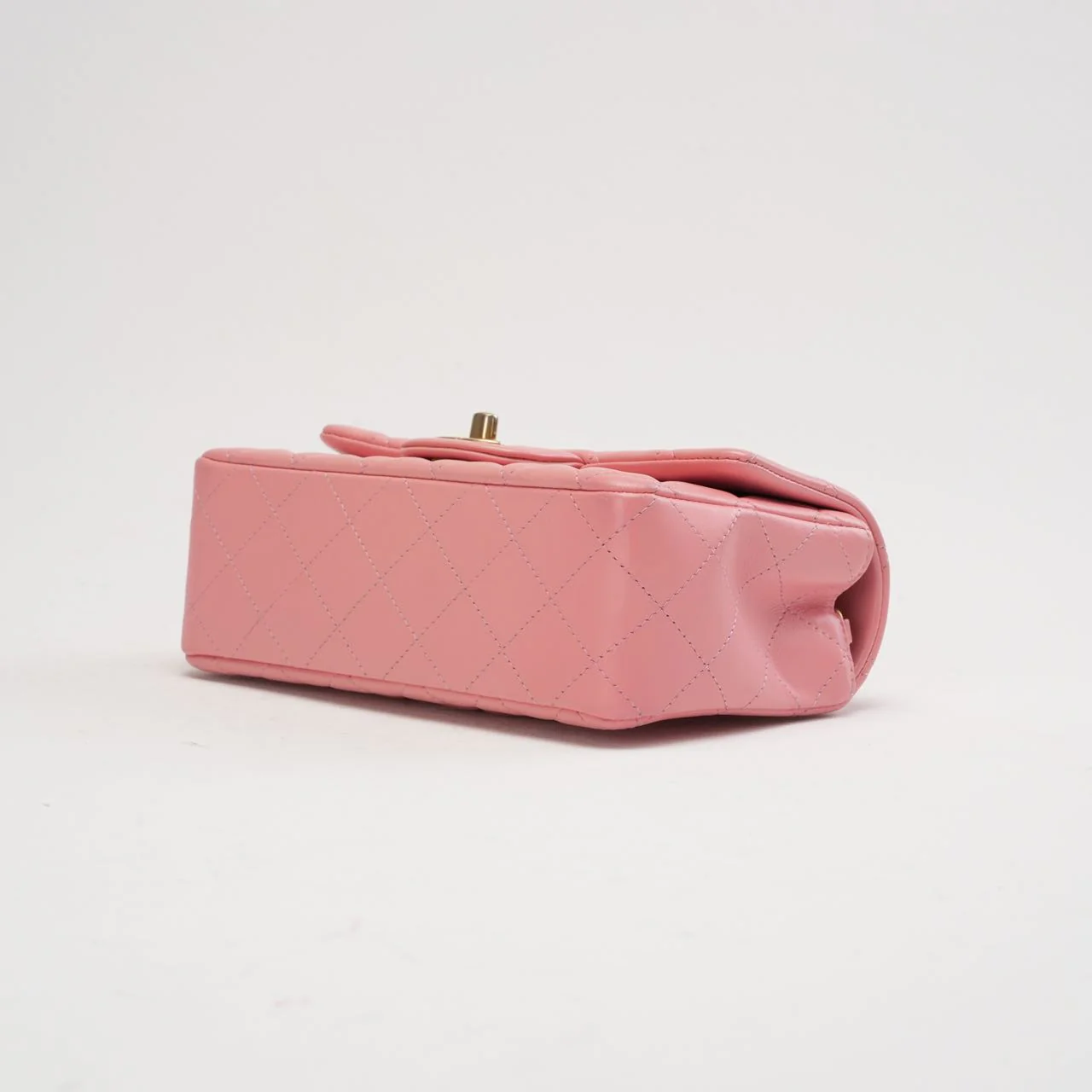 Chanel Pink Mini Rectangular Classic Flap Bag 2019