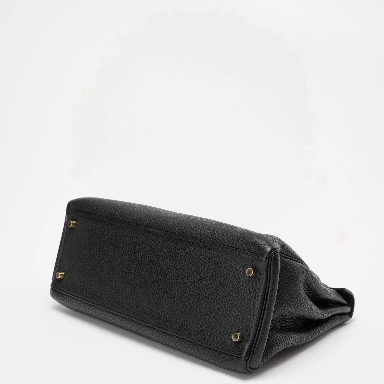 Hermes Black Kelly 32 Retourne Togo Leather 2011