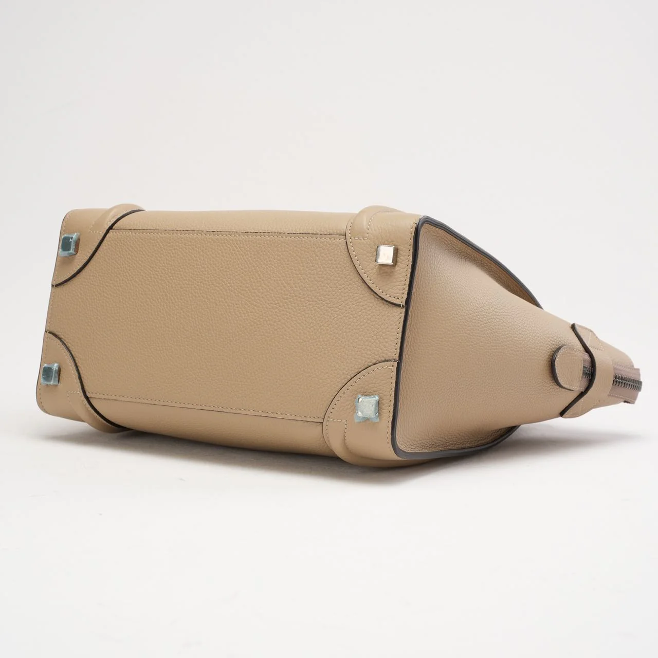 Celine Luggage Micro Tote Grey 2015