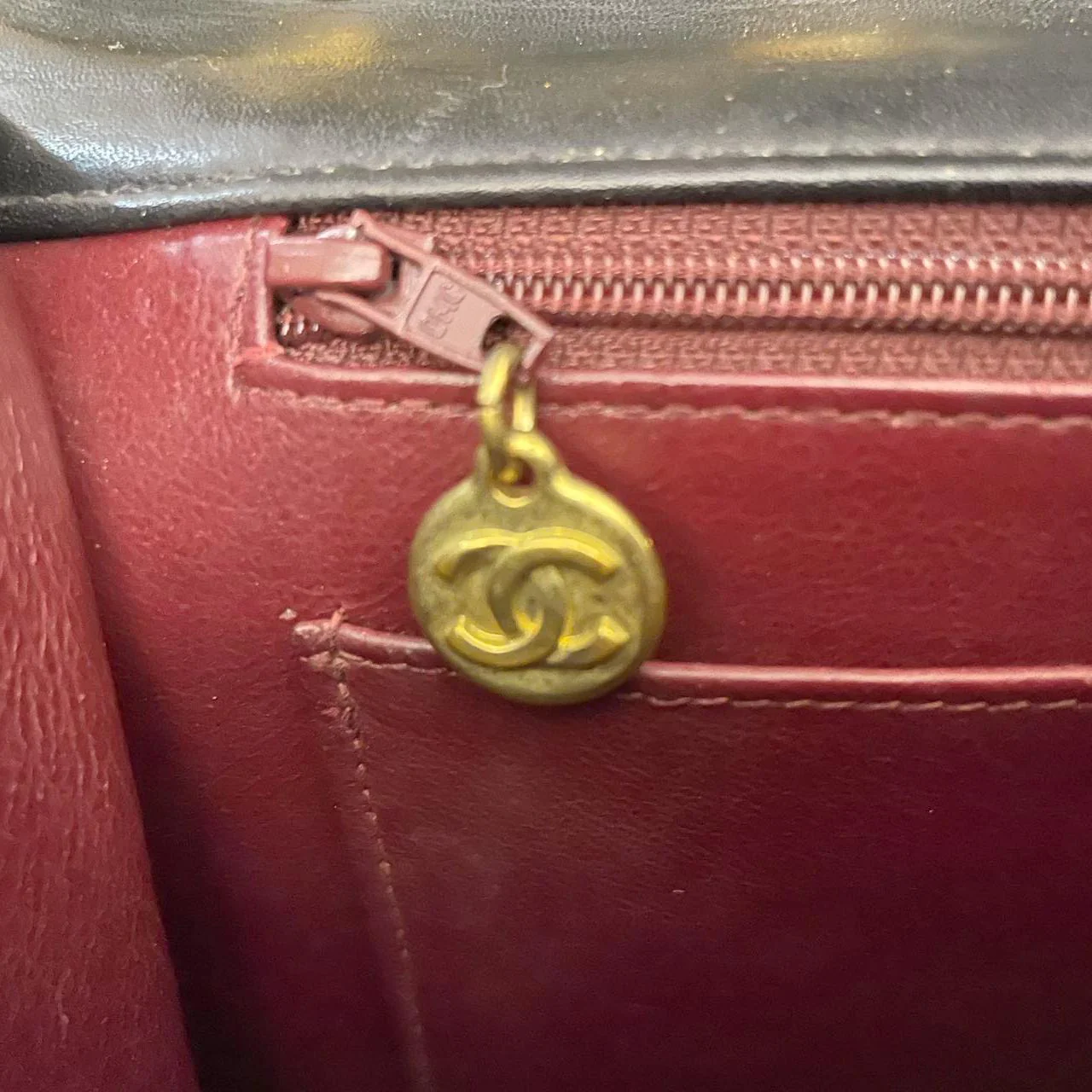 Chanel Vintage Black Maxi Classic Flap Bag Lambskin 1991-1994