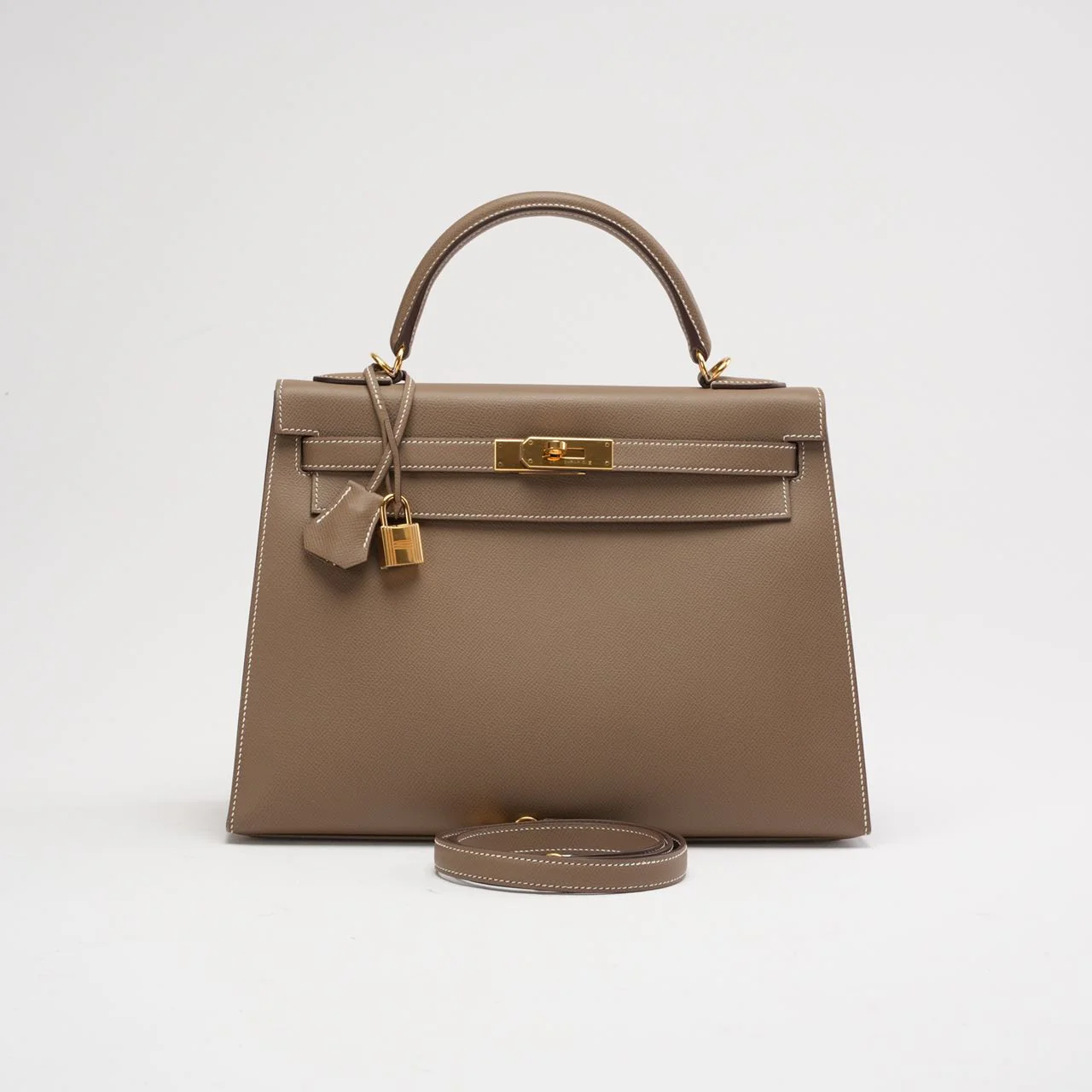 Hermes Kelly 32 Sellier Epsom Etoupe 2018