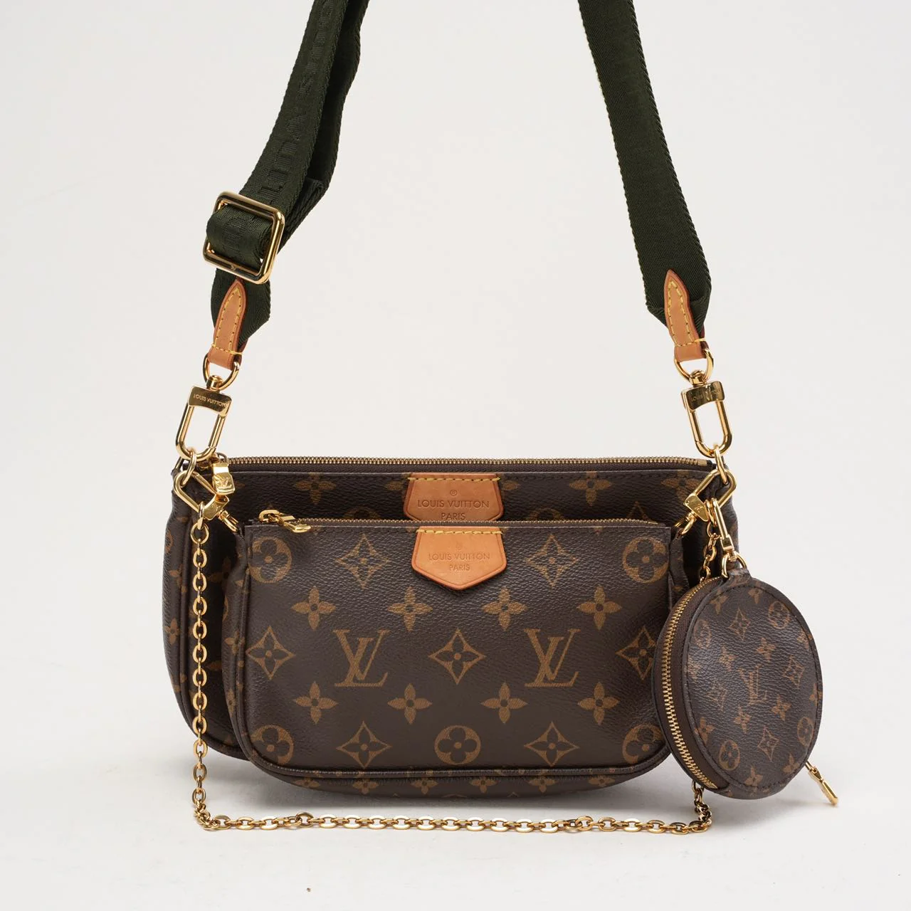 Louis Vuitton Monogram Multi Pochette Green 2021