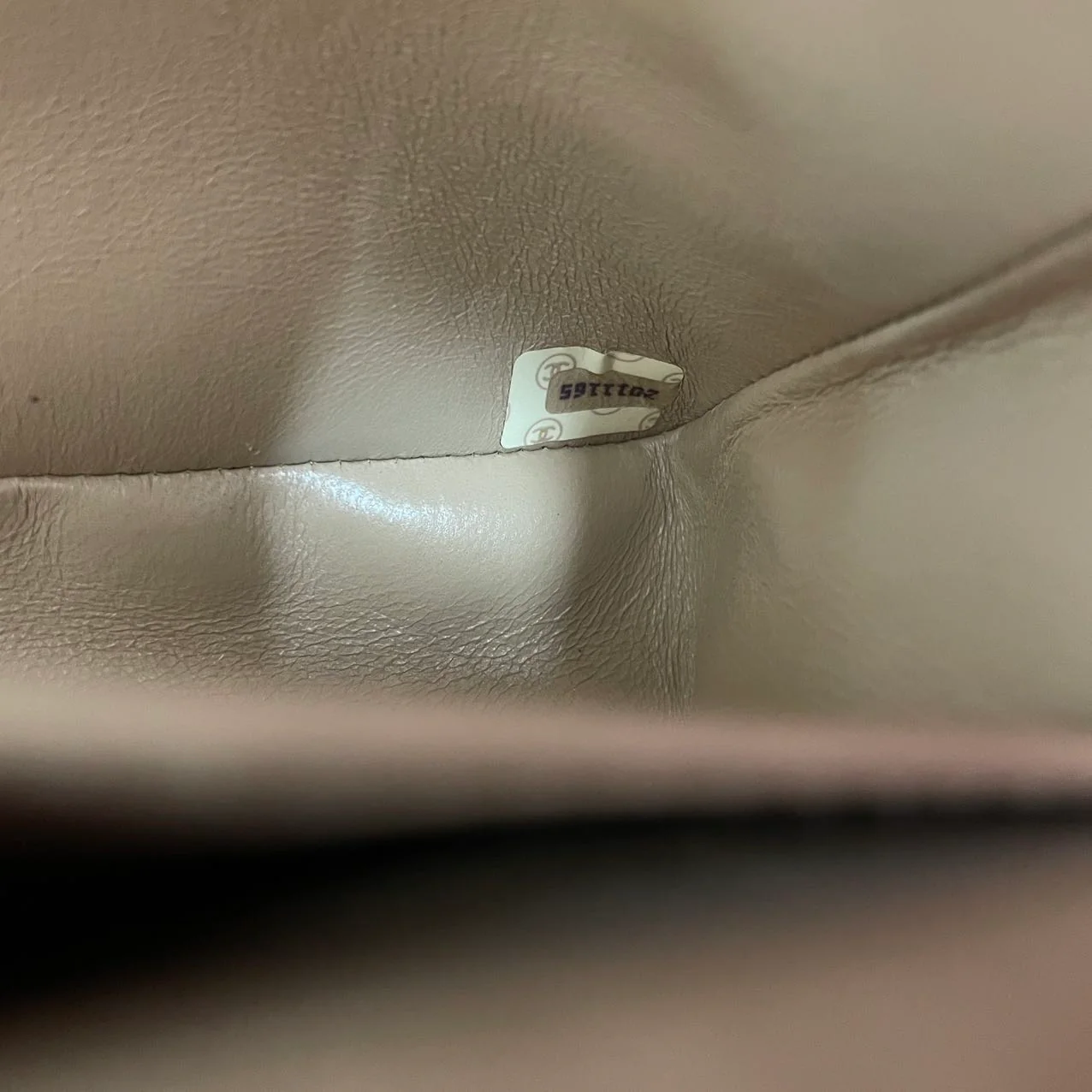 Chanel Vintage Beige Small Classic Double Flap Bag 1994