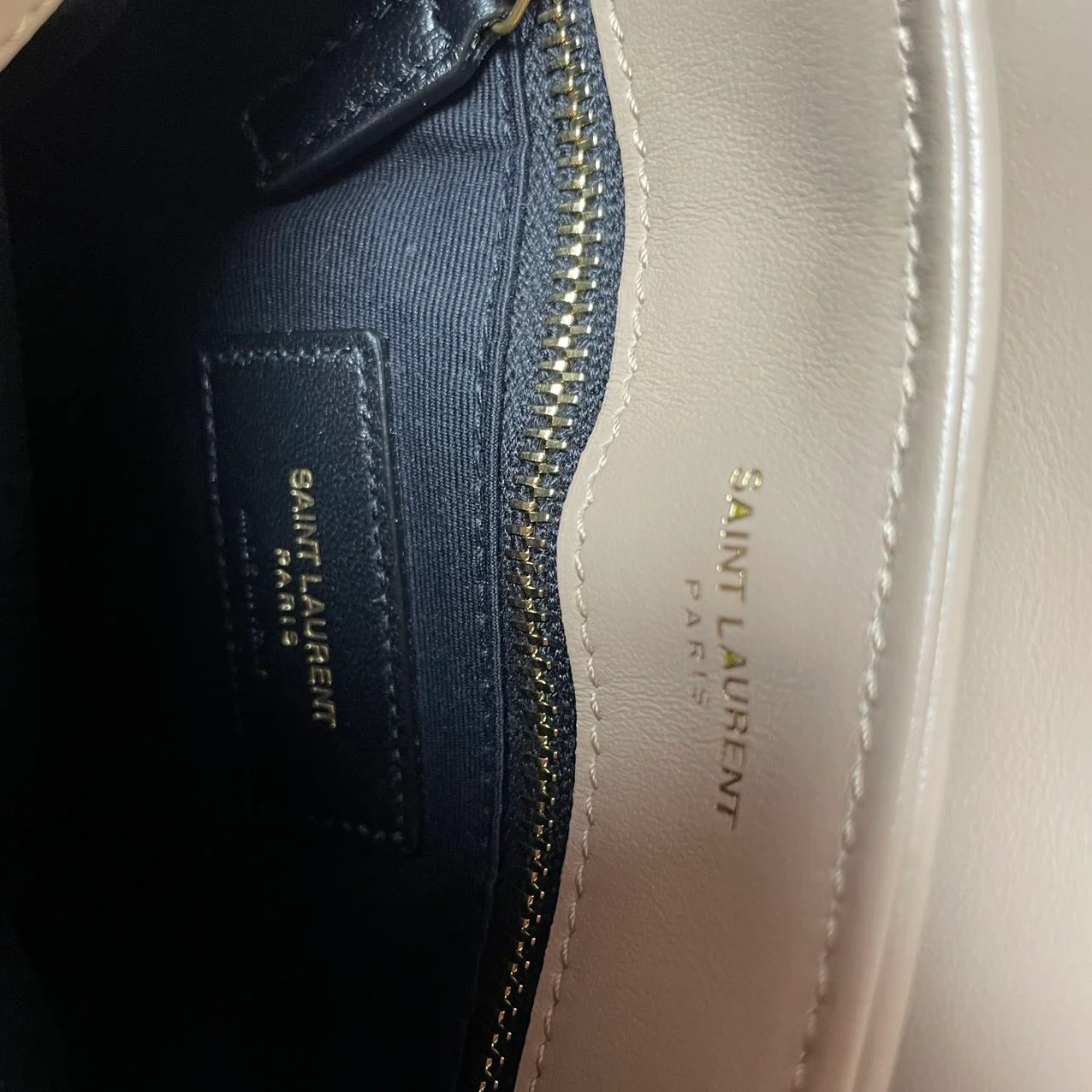 Saint Laurent LouLou Toy Crossbody Leather Dark Beige 2020