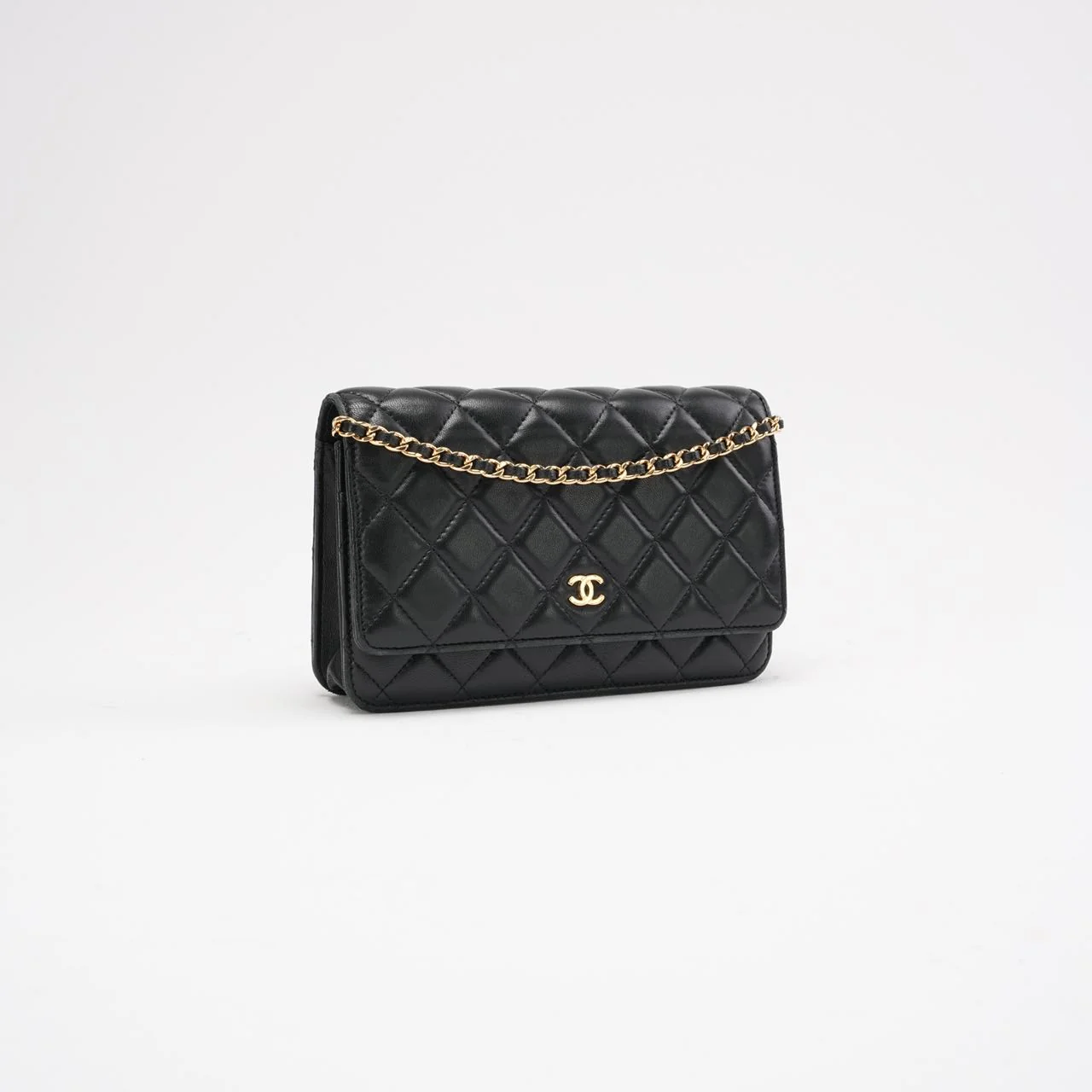 Chanel Klassische Wallet On Chain Lammleder Schwarz 2019
