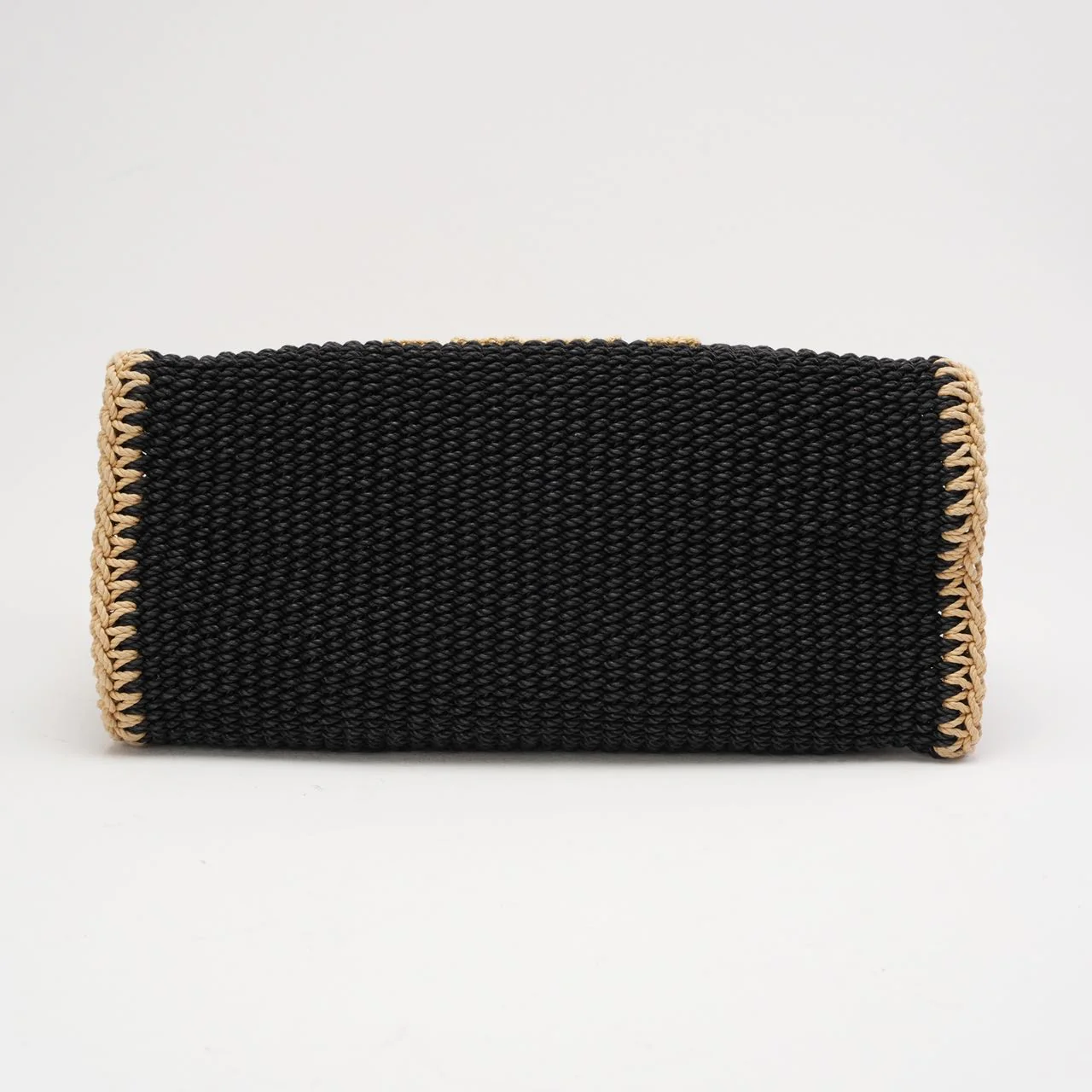 Chanel Black Cotton Crochet Small Deauville 2024