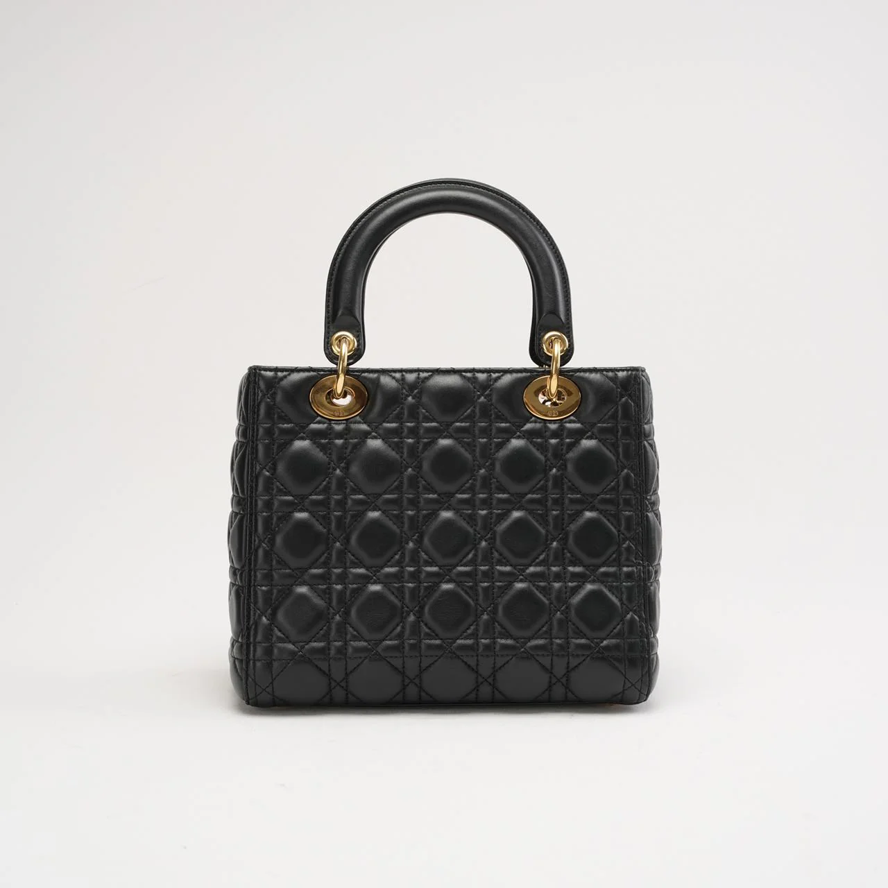 Dior Lady Medium Lamb Black 2015