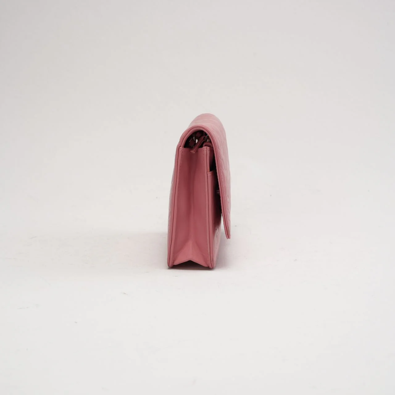 Chanel Timeless Camellia Wallet On Chain (WOC) Lamb Pink