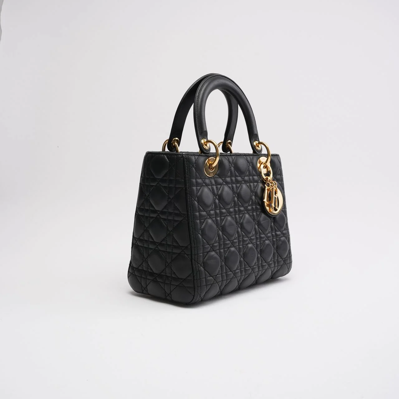 Dior Lady Dior Medium Bag Black Cannage classic