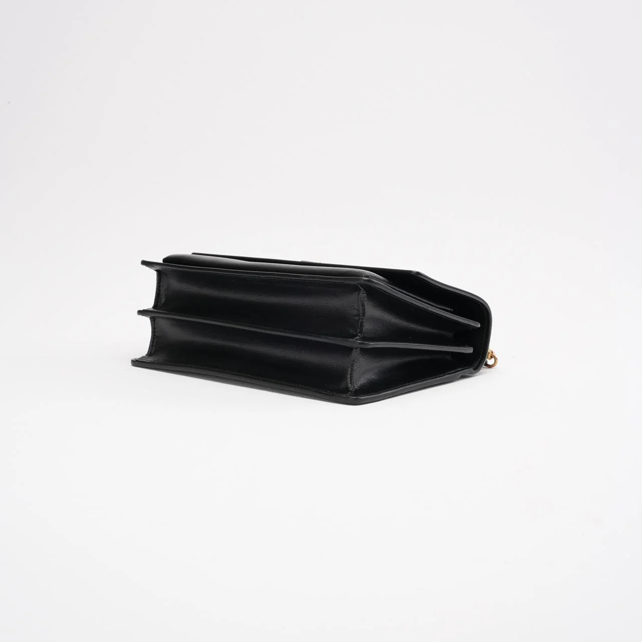 Saint Laurent Black Calfskin Medium Monogram Sunset 2019
