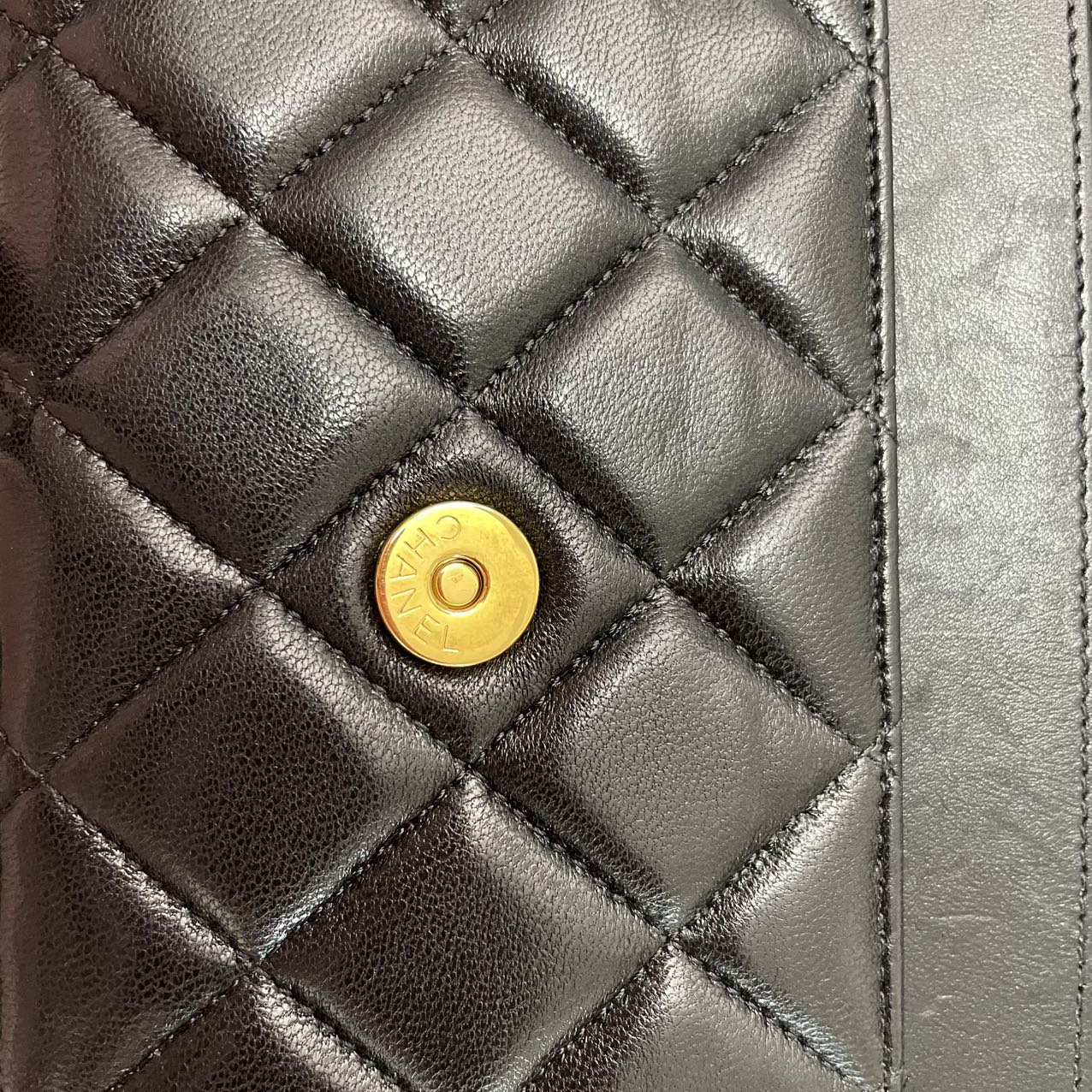 Chanel Black Classic Wallet on Chain (WOC) 2021