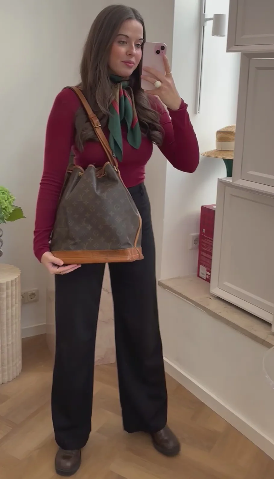 Louis Vuitton Vintage Monogram Noè GM Shoulder Bag 2008