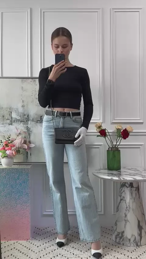 Chanel Wallet on Chain Black Caviar Leather Big Cc