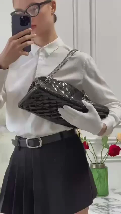 Chanel Just Mademoiselle Shoulder Bag Black