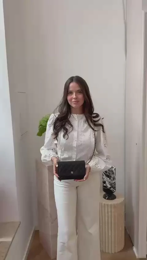 Chanel Wallet On Chain (WOC) Black Bag In Lambskin Leather With Gold Hardware 2018