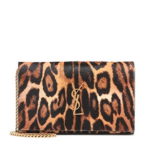 YSL Saint Laurent Kate bag in leopard print
