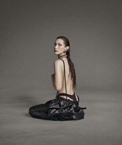 Balenciaga Crush campaign featuring Bella Hadid