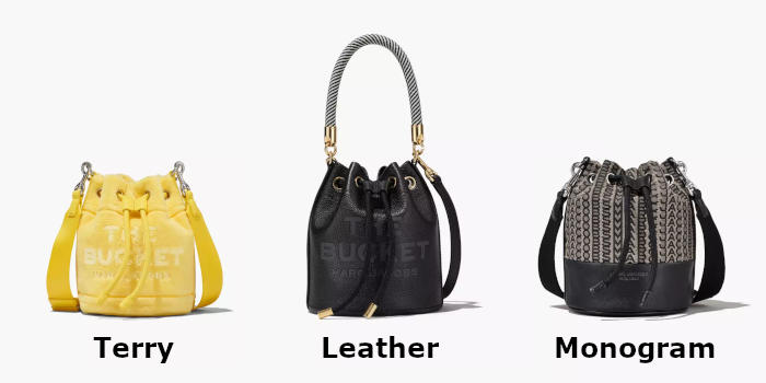 Marc Jacob bucket bag variations